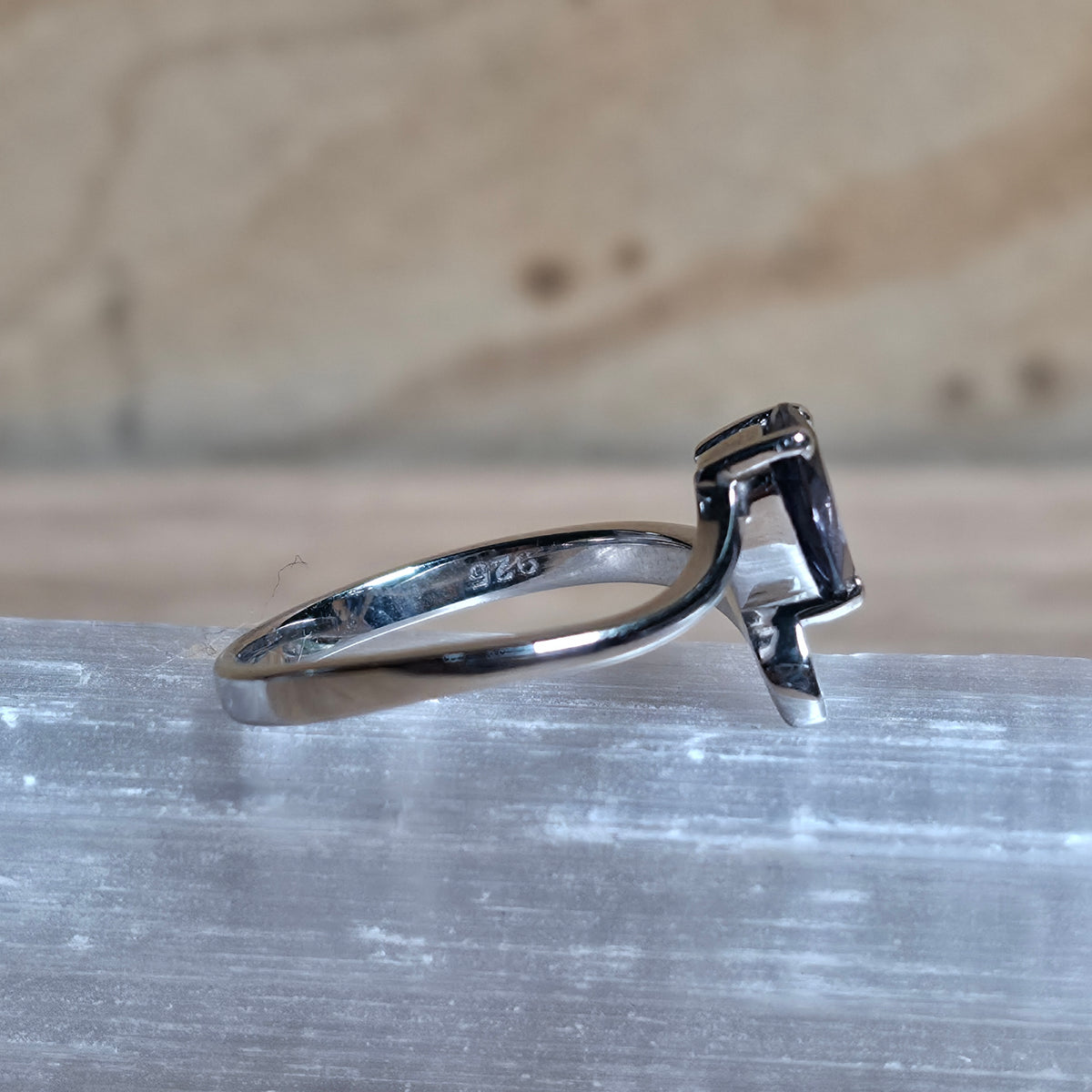 Iolite Sterling Silver Ring - Size 6