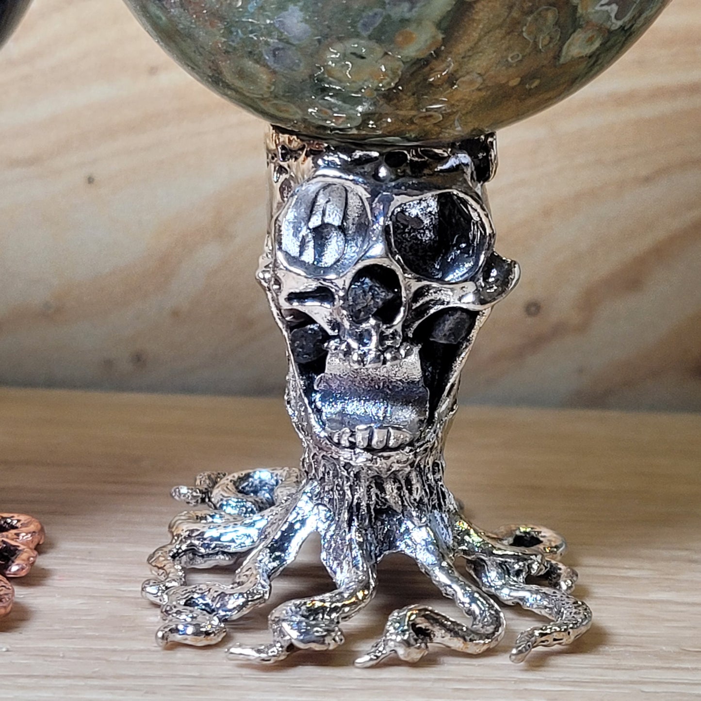 Octopus Skull Sphere Holder