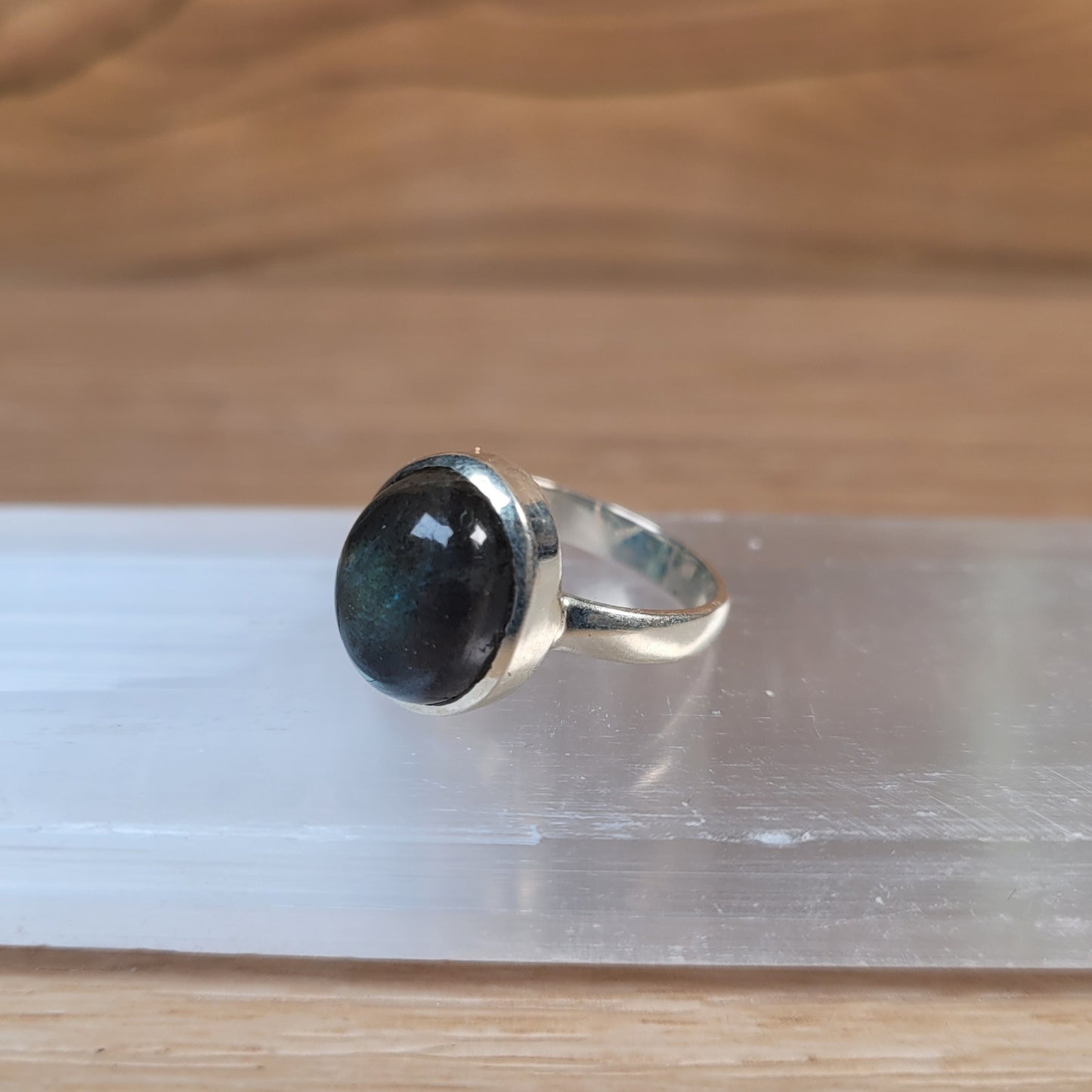 Labradorite Sterling Silver Ring - Size 6