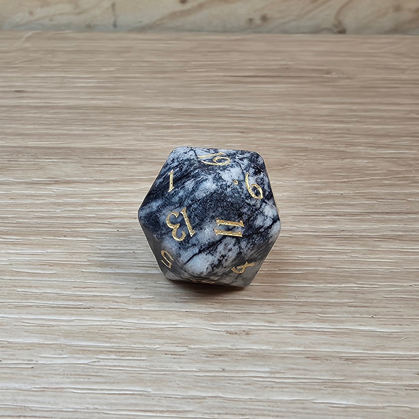 Black Network Jasper Dungeons & Dragons Polyhedral Set