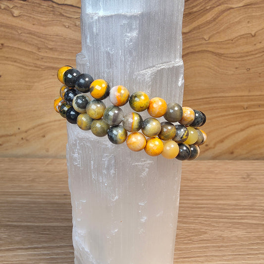 Bumblebee Jasper Bracelet - 6.5mm to 7mm