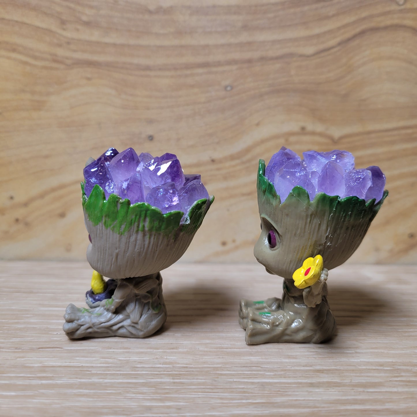 Amethyst "Groot" Figurine