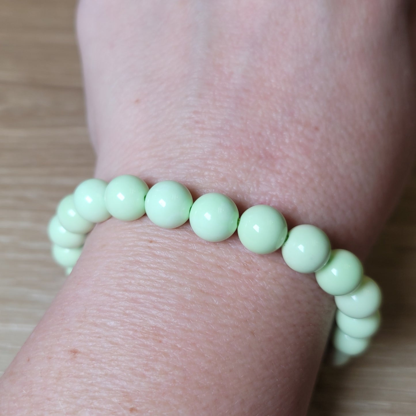 Lemon Chrysoprase Bracelet - 8mm to 8.5mm