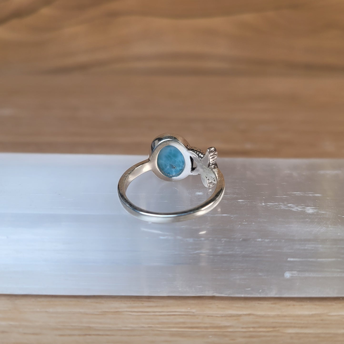 Larimar Sterling Silver Ring - Size 5