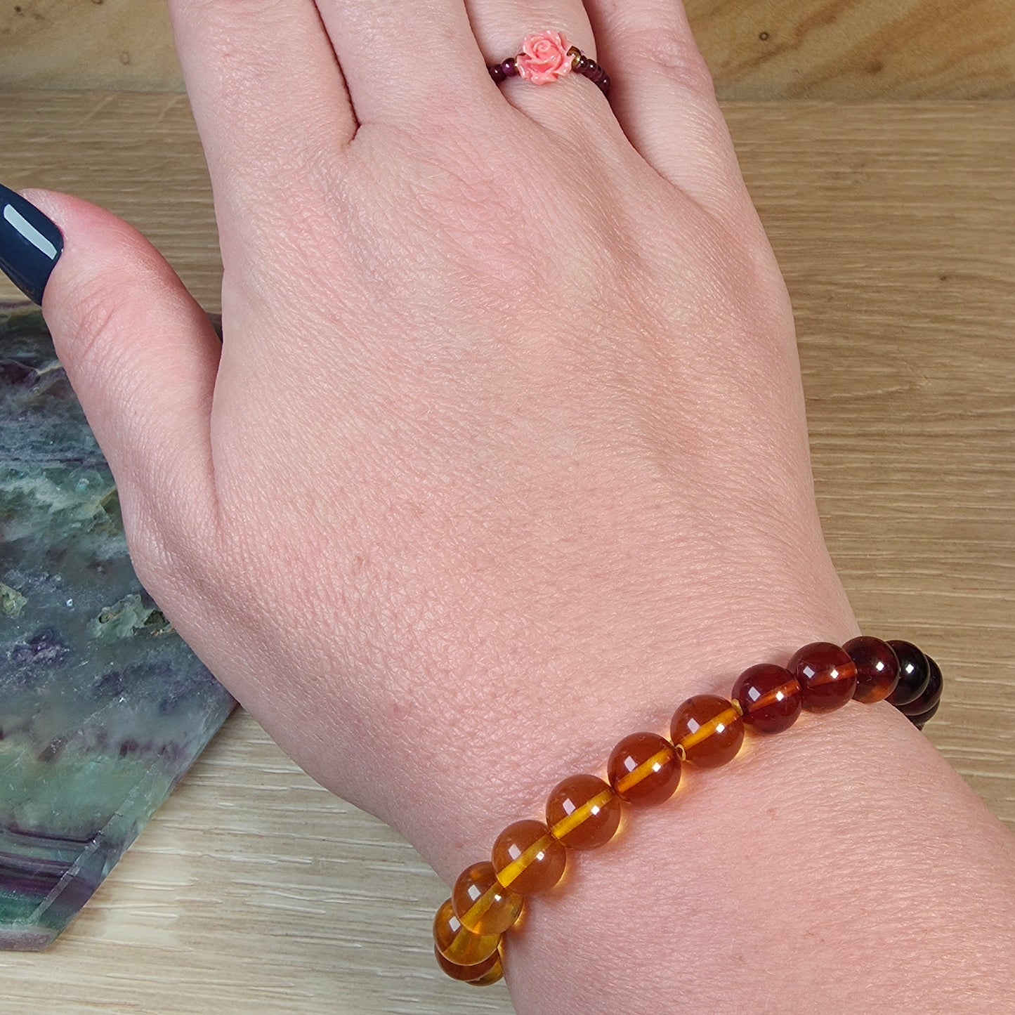 Baltic Amber Bracelet - 7.5mm to 8mm
