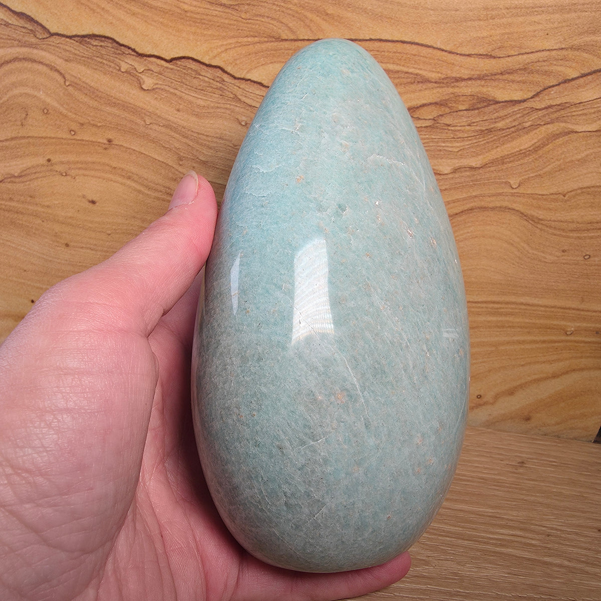 Amazonite Free-form | Silver Flash