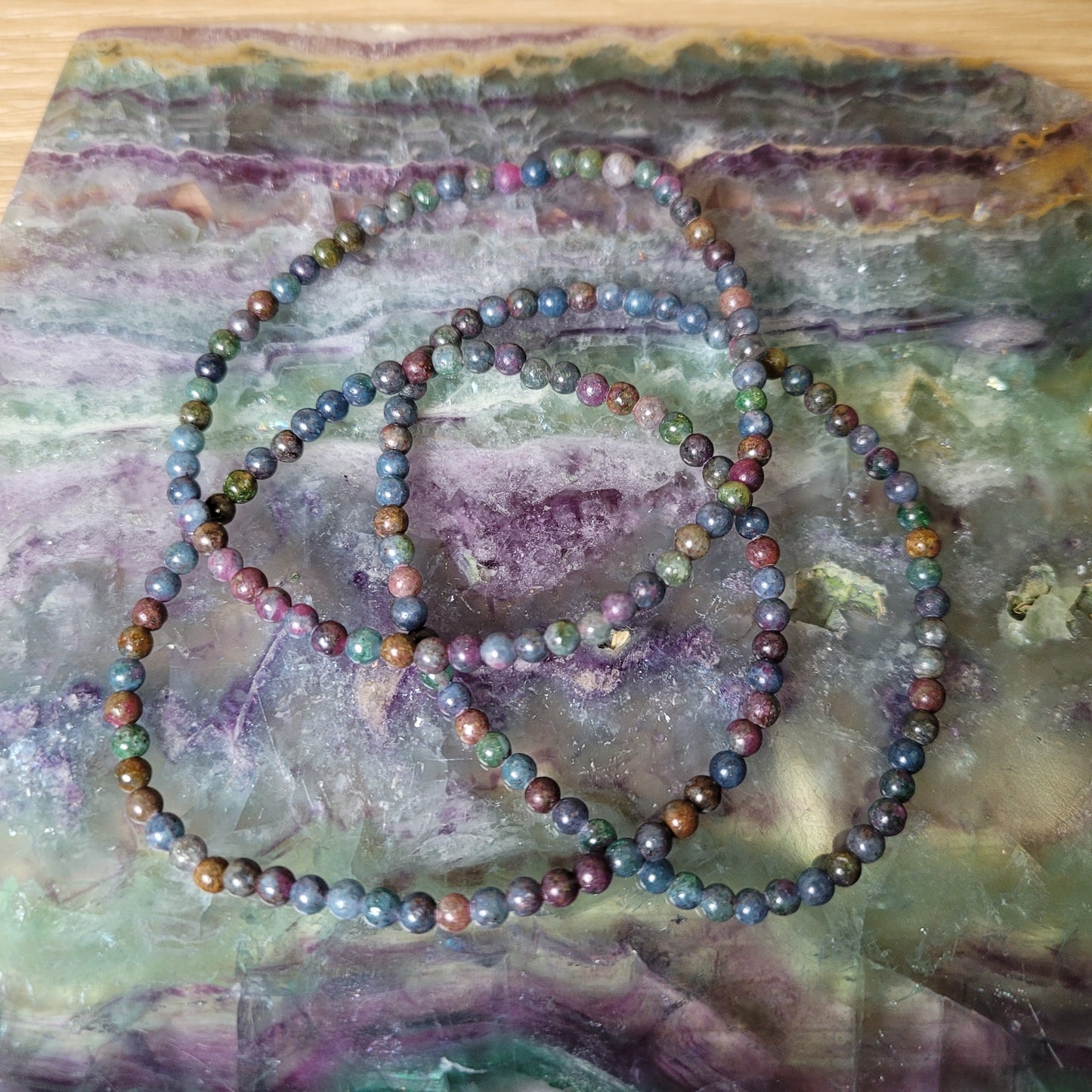 Ruby & Sapphire Bracelet - 3.5mm