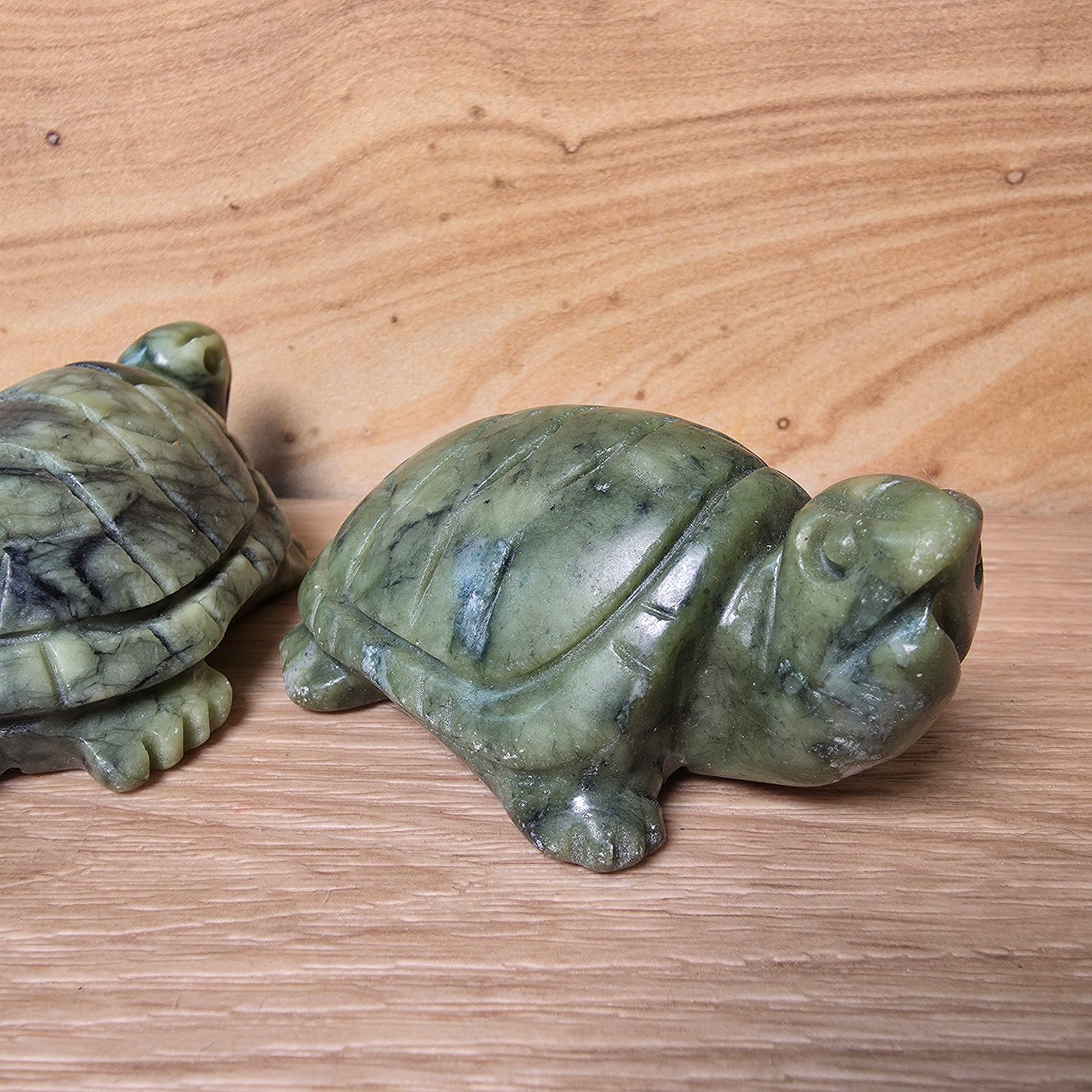 Serpentine Turtle Carving