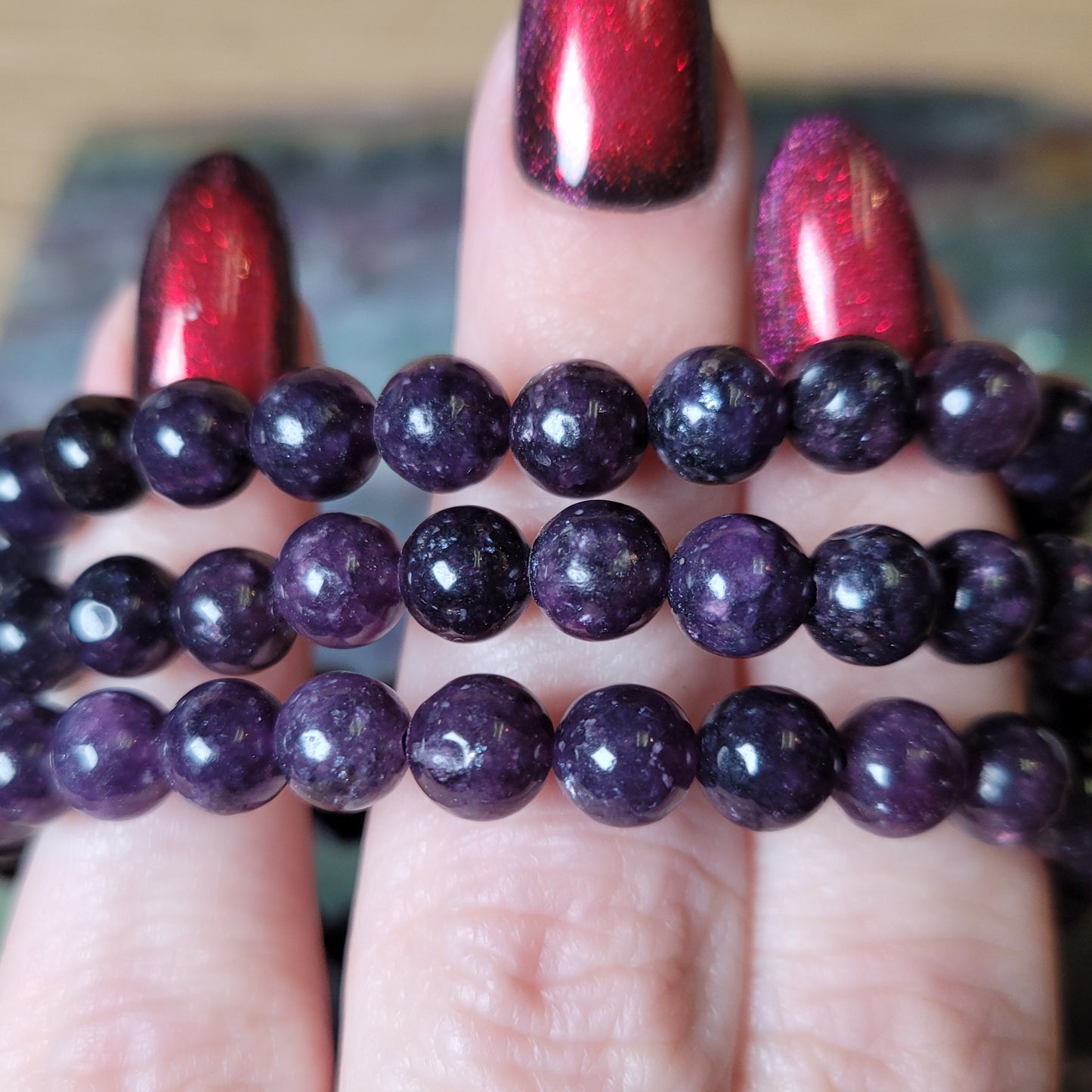 Lepidolite Bracelet - 6.5mm to 7mm