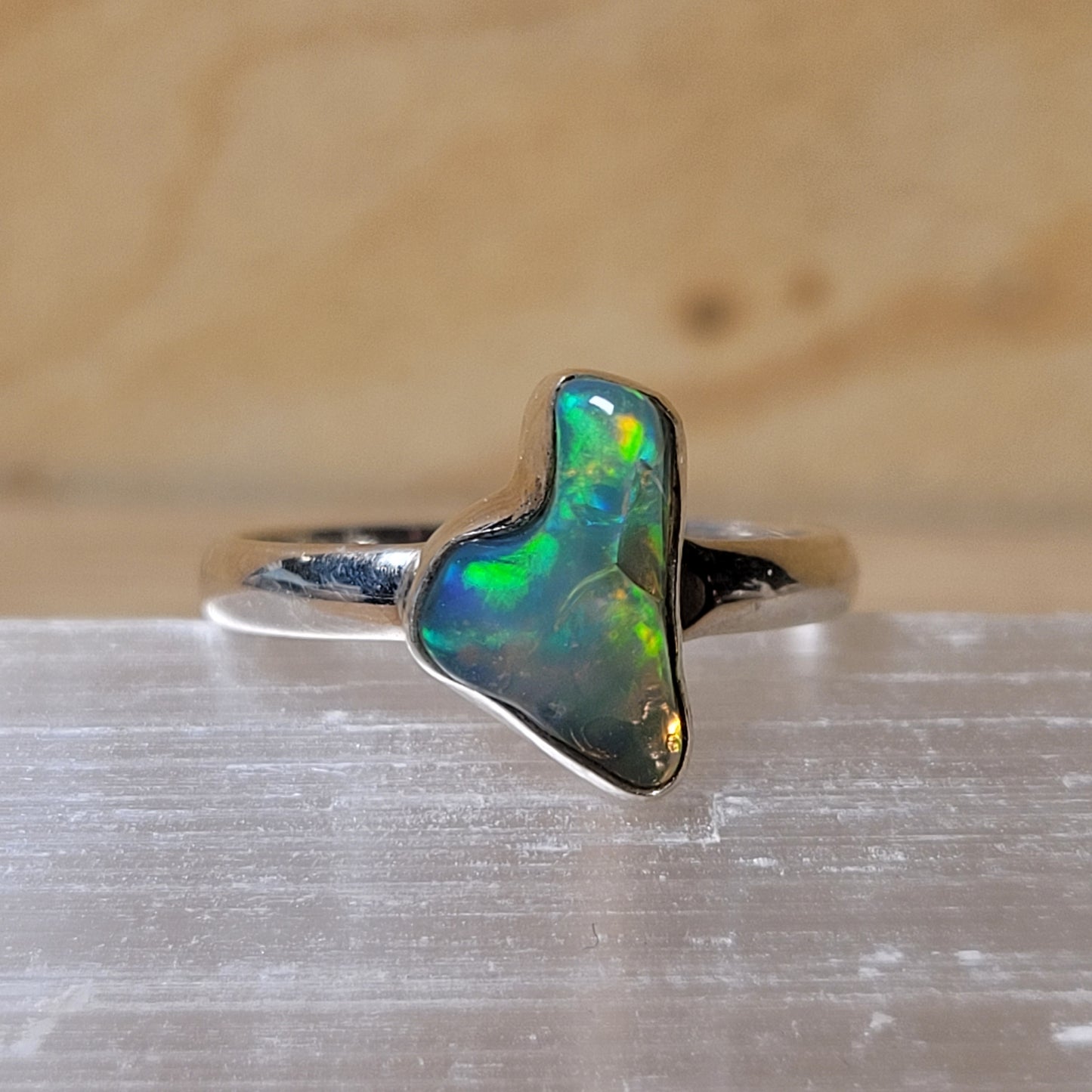 Ethiopian Opal - Size 8 Ring