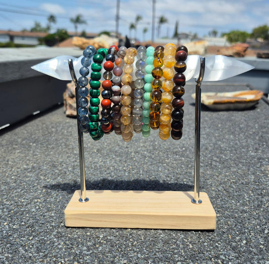 Selenite Single Bracelet Holder