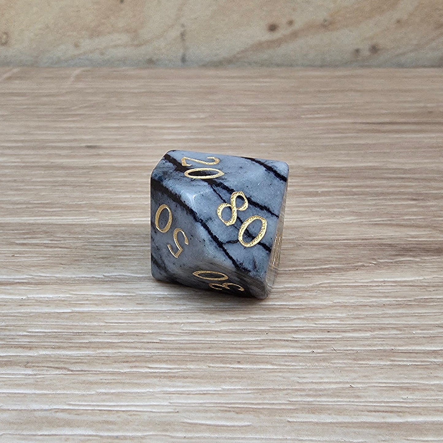 Black Network Jasper Dungeons & Dragons Polyhedral Set