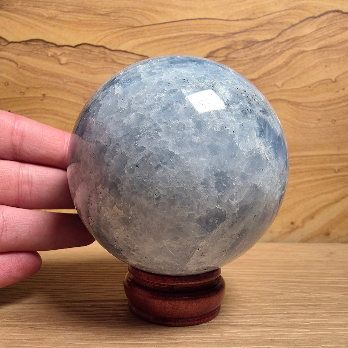 Blue Calcite Sphere
