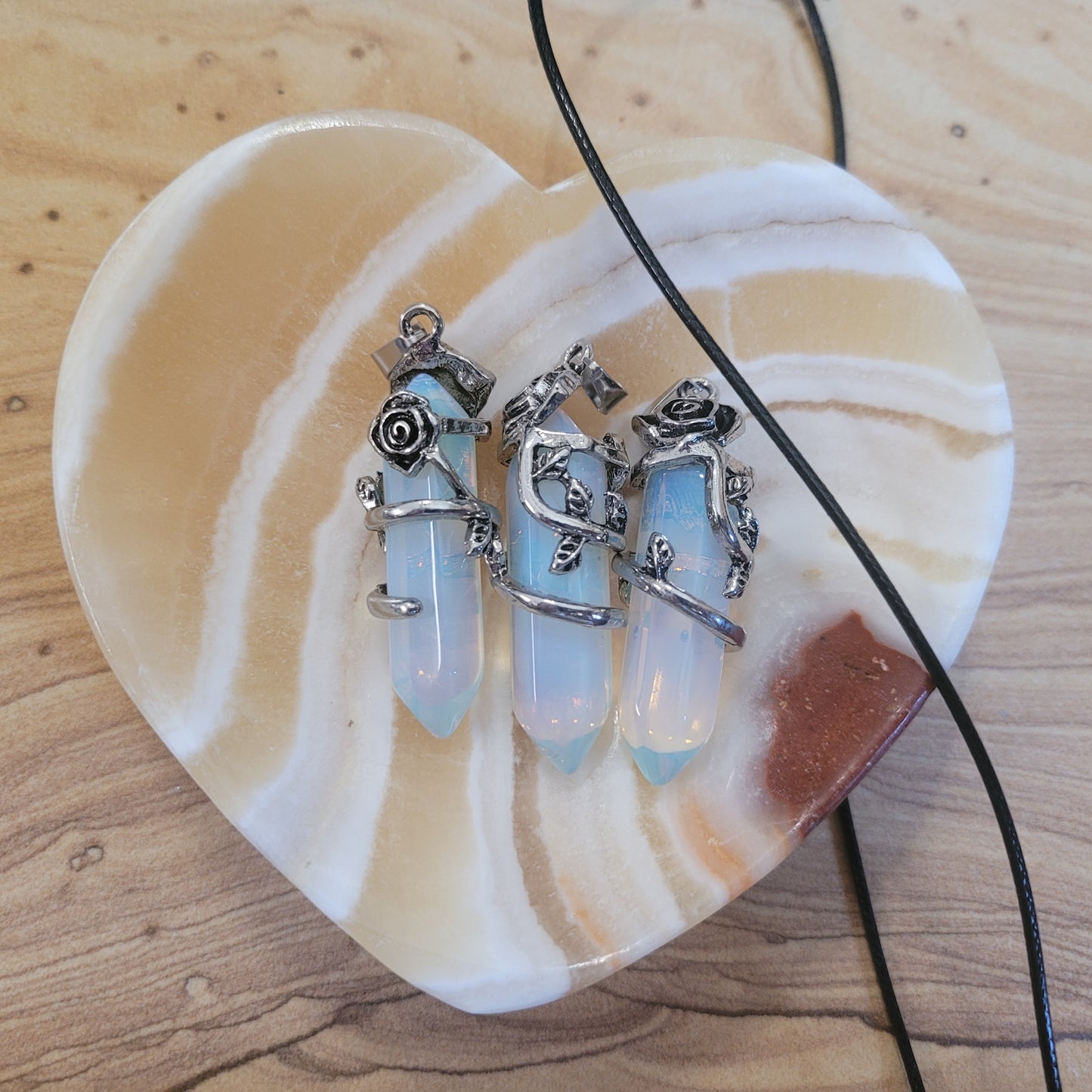 Opalite Rose Necklace