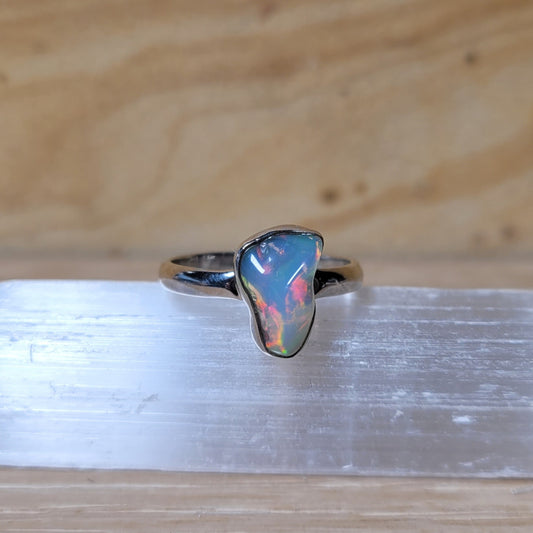 Ethiopian Opal - Size 8 Ring