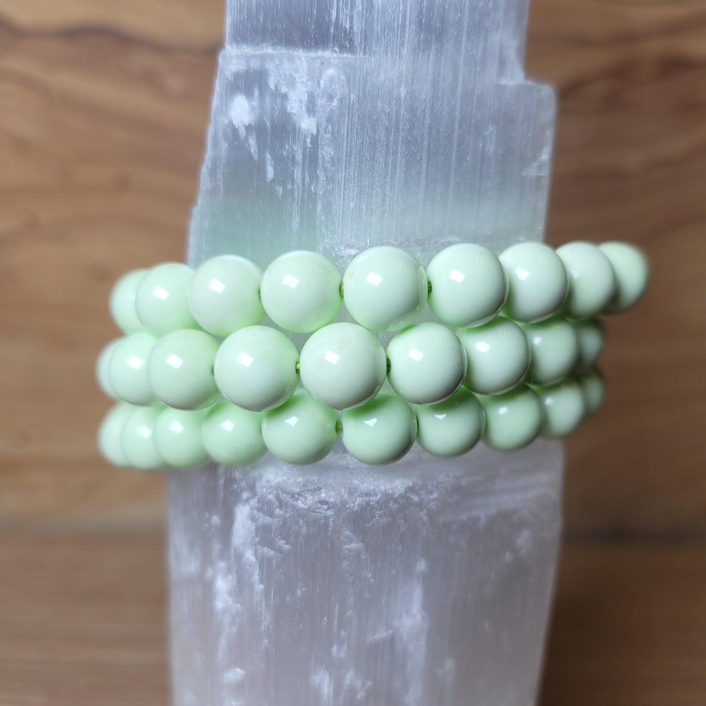 Lemon Chrysoprase Bracelet - 8mm to 8.5mm