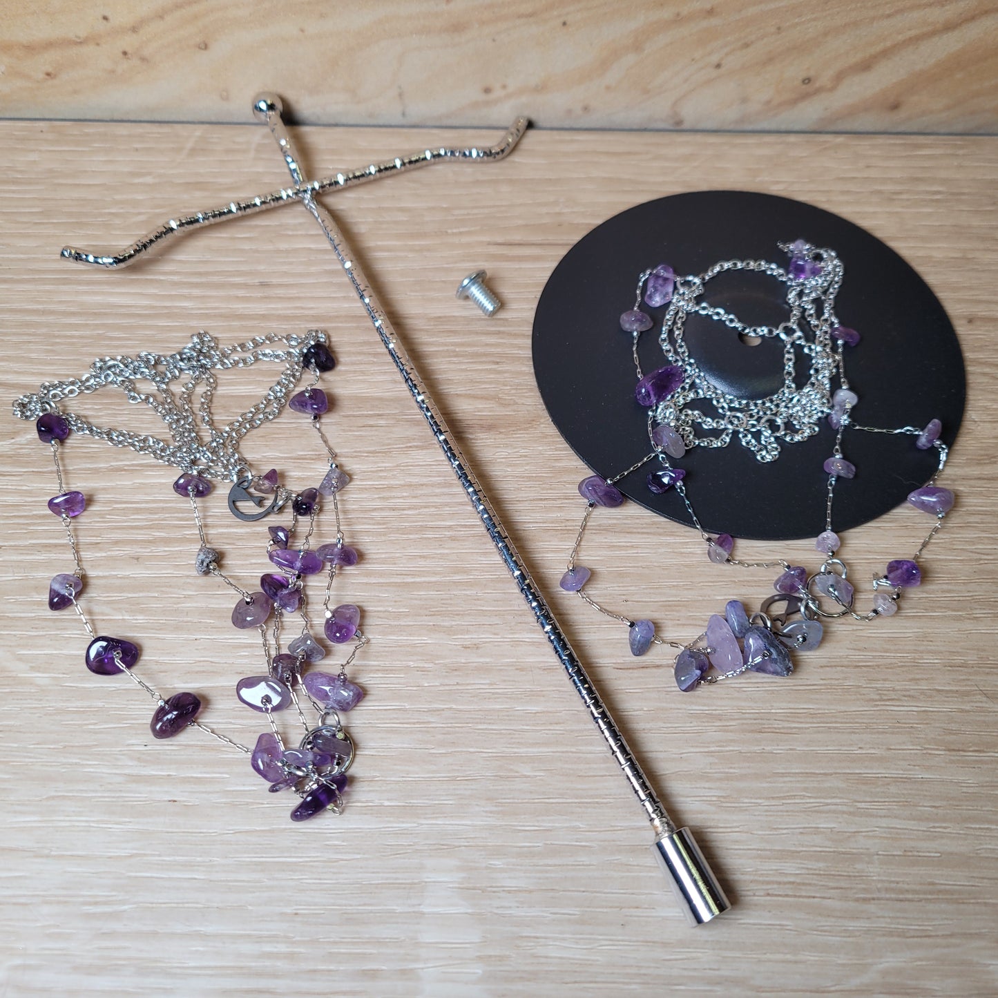 Double Hanging Sphere Holder