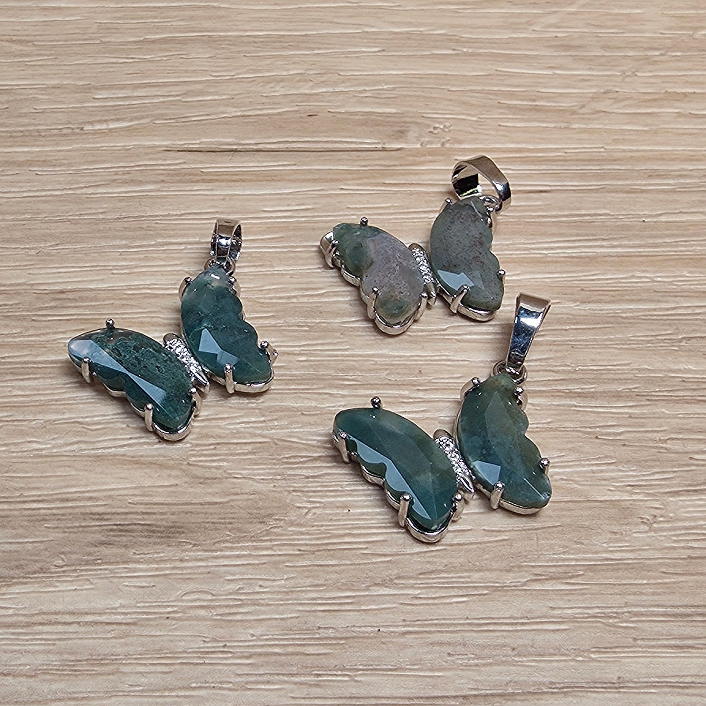 Butterfly Transformation Necklace | Natural Crystal Pendant