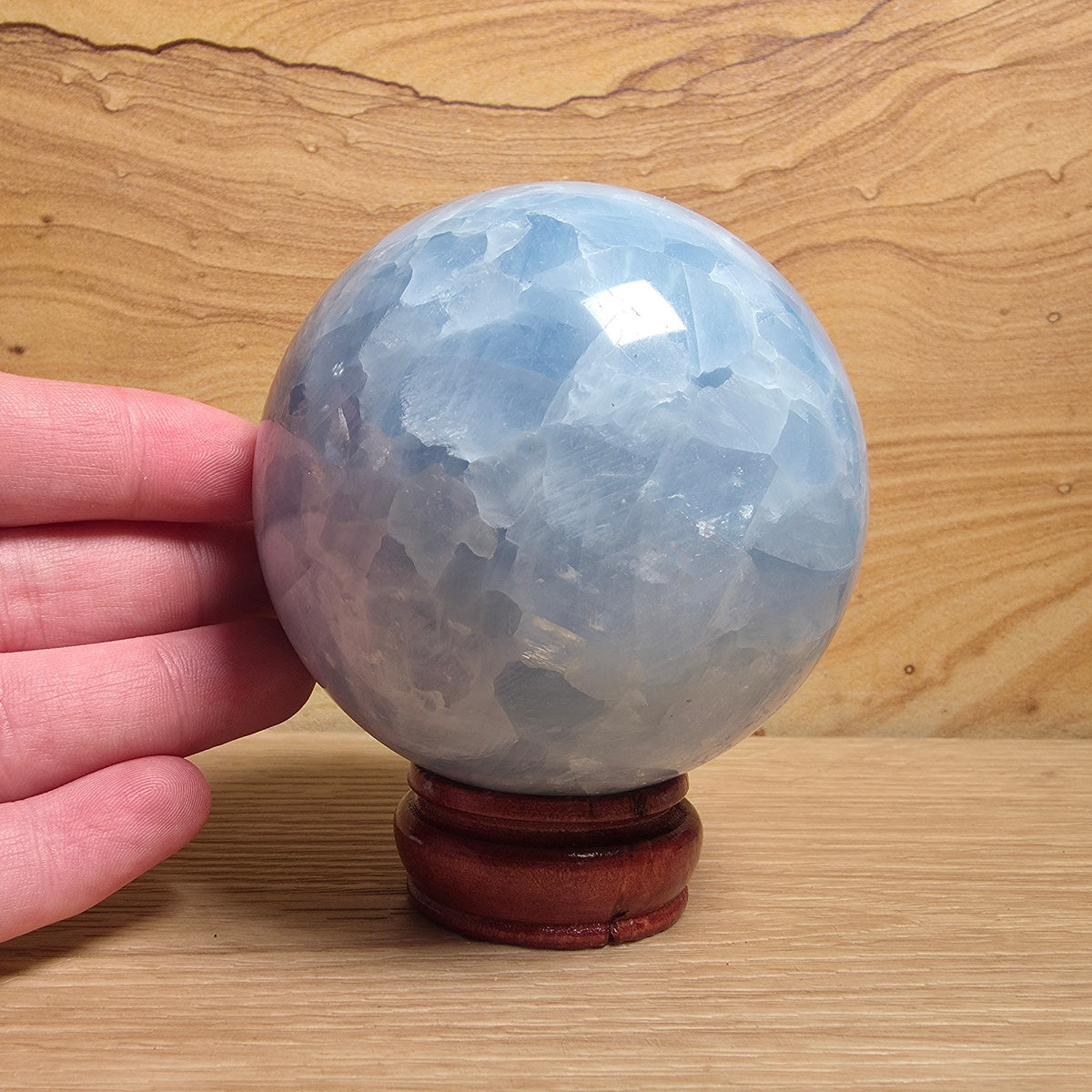 Blue Calcite Sphere