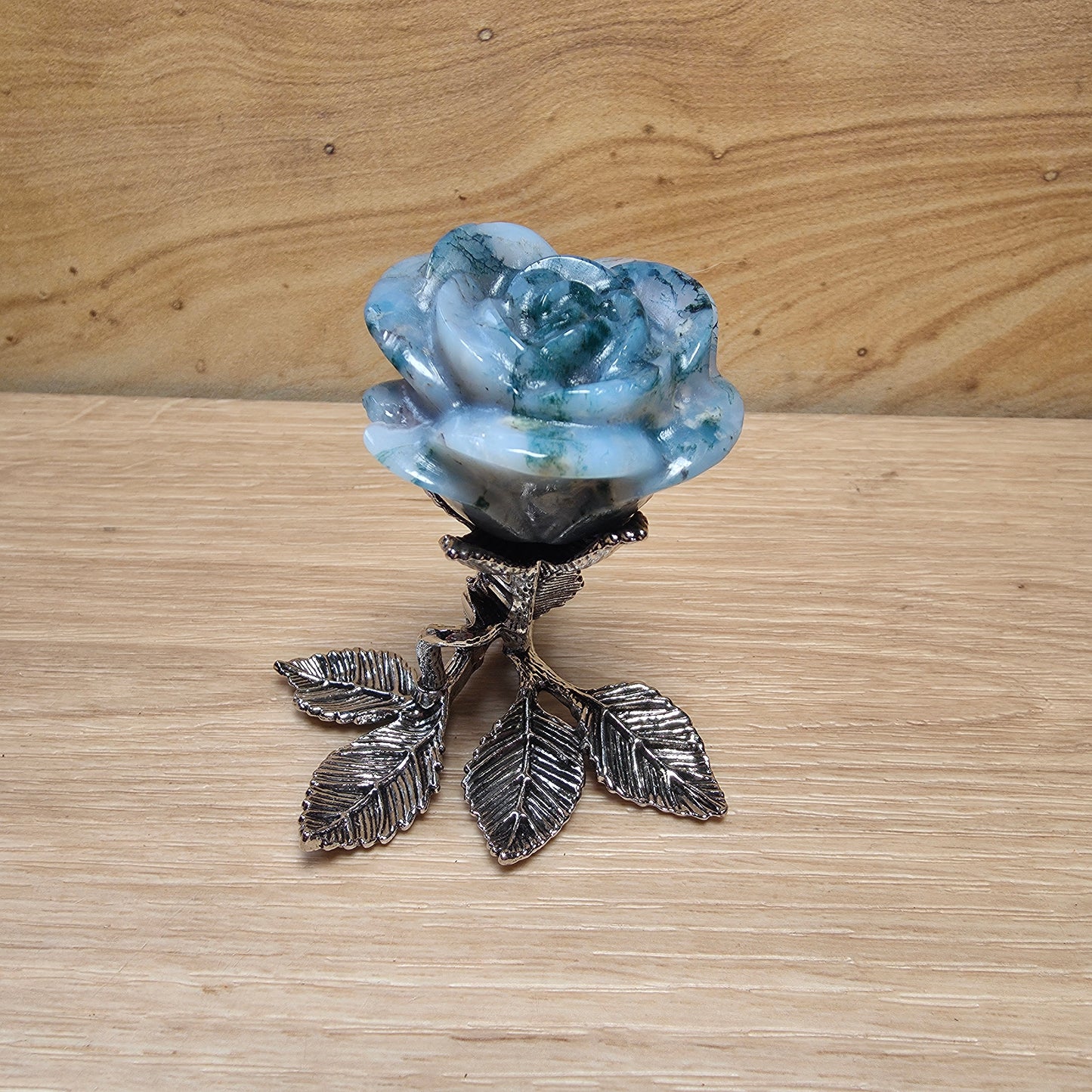 Forever Rose | Natural Crystal Rose Carving
