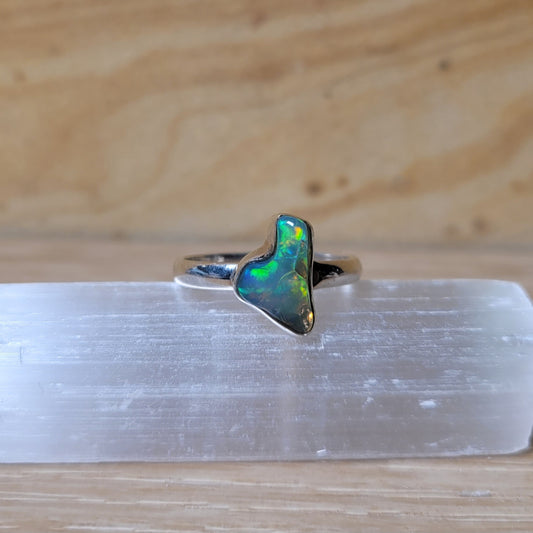 Ethiopian Opal - Size 8 Ring
