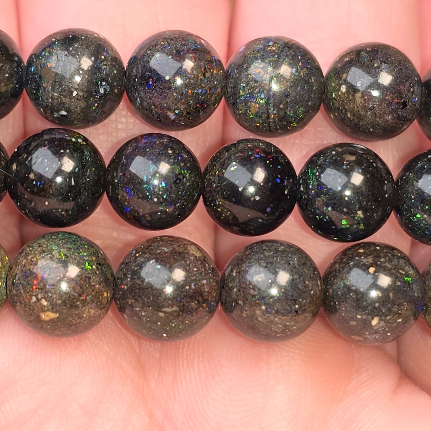 Andamooka Opal Bracelet - 8mm to 9mm