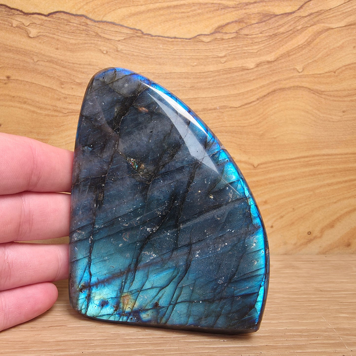 Labradorite Freeform | Electric Blue Flash
