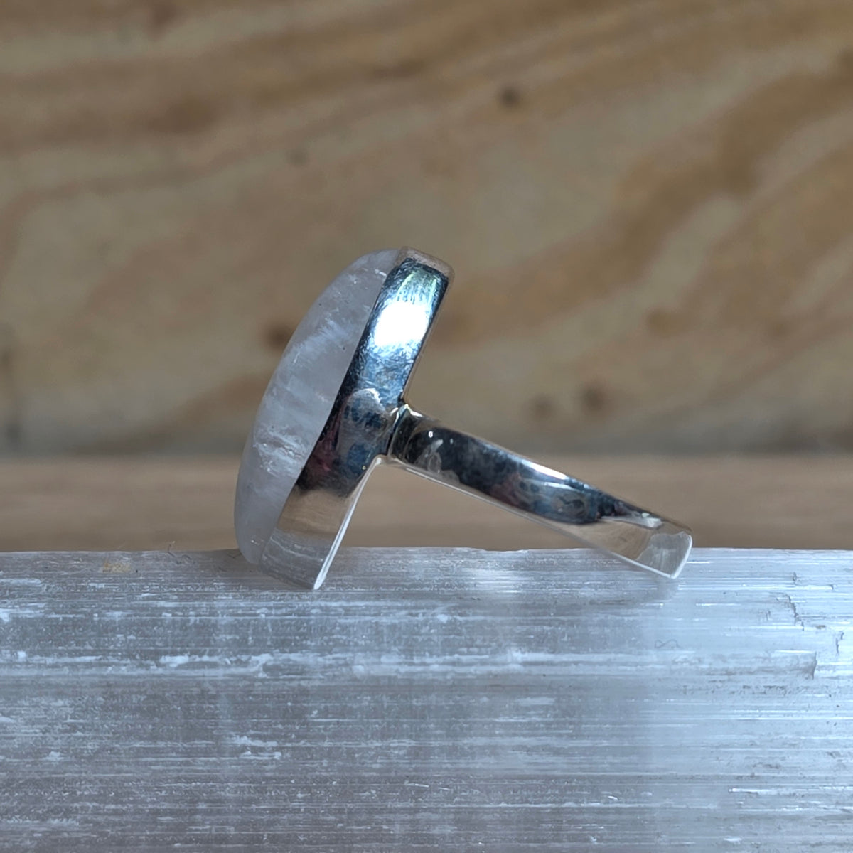 Moonstone Sterling Silver Ring - Size 6