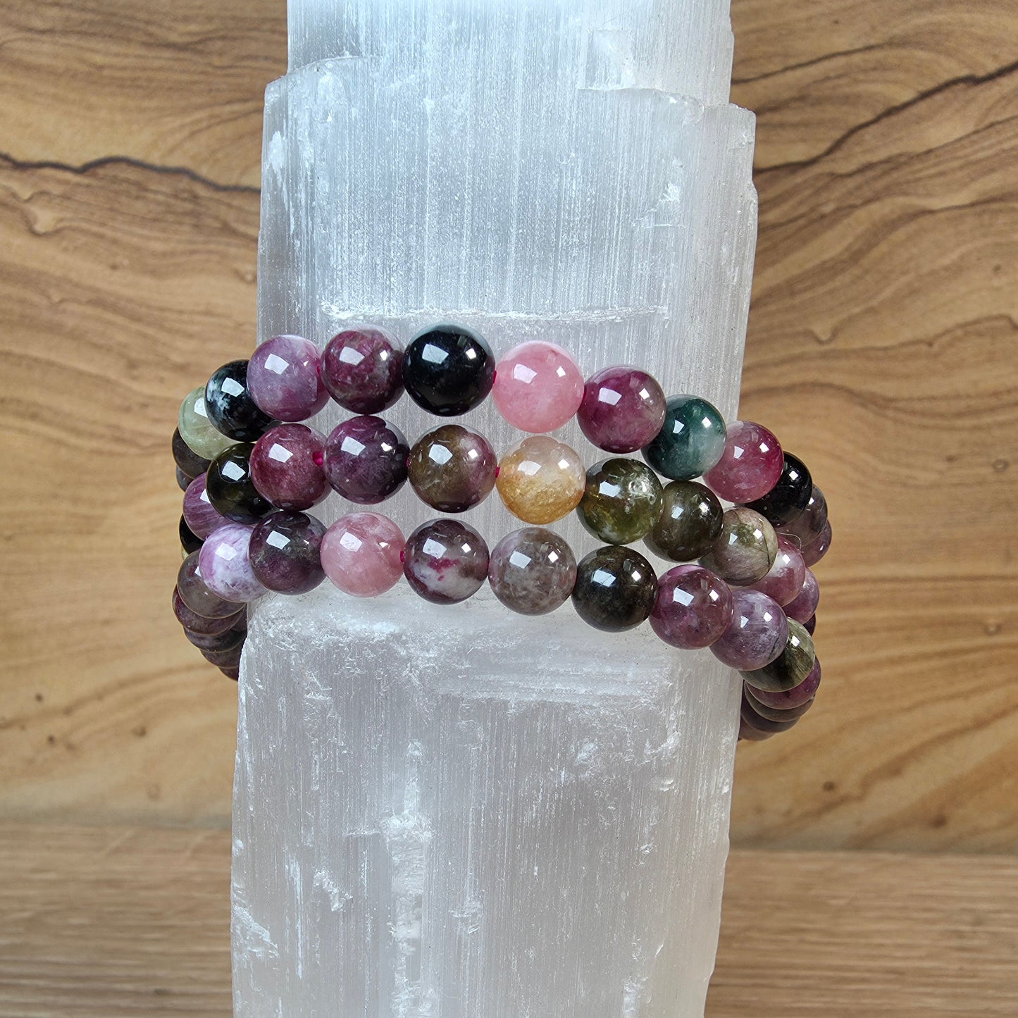 Multi-Colored Tourmaline Bracelet - 6.5mm to 7mm