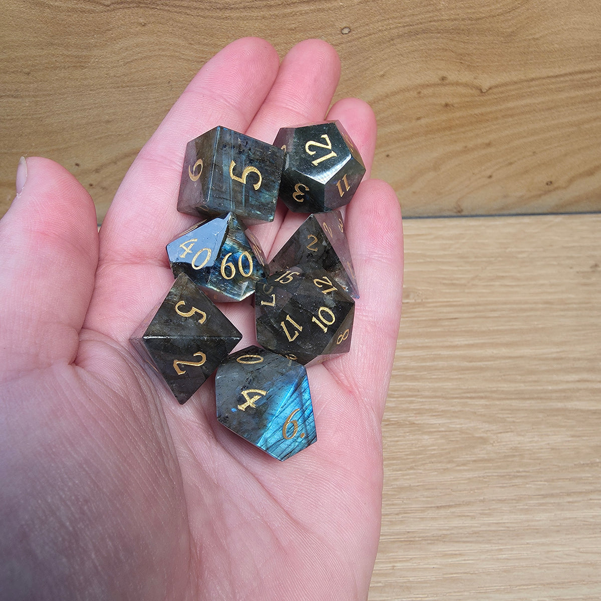Labradorite Dungeons & Dragons Polyhedral Set