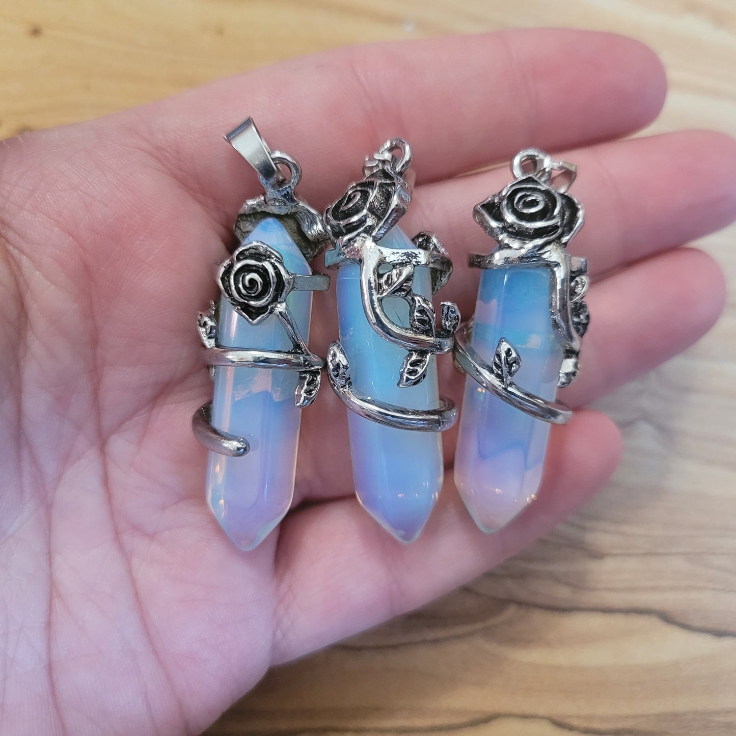 Opalite Rose Necklace