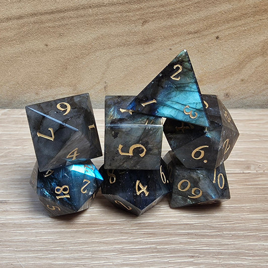 Labradorite Dungeons & Dragons Polyhedral Set