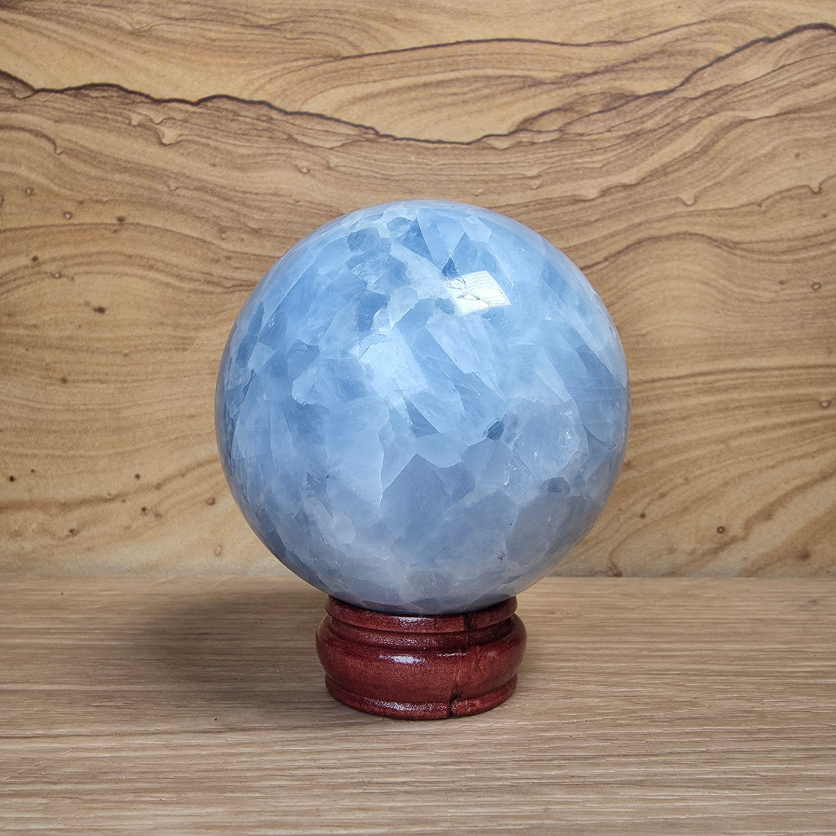Blue Calcite Sphere