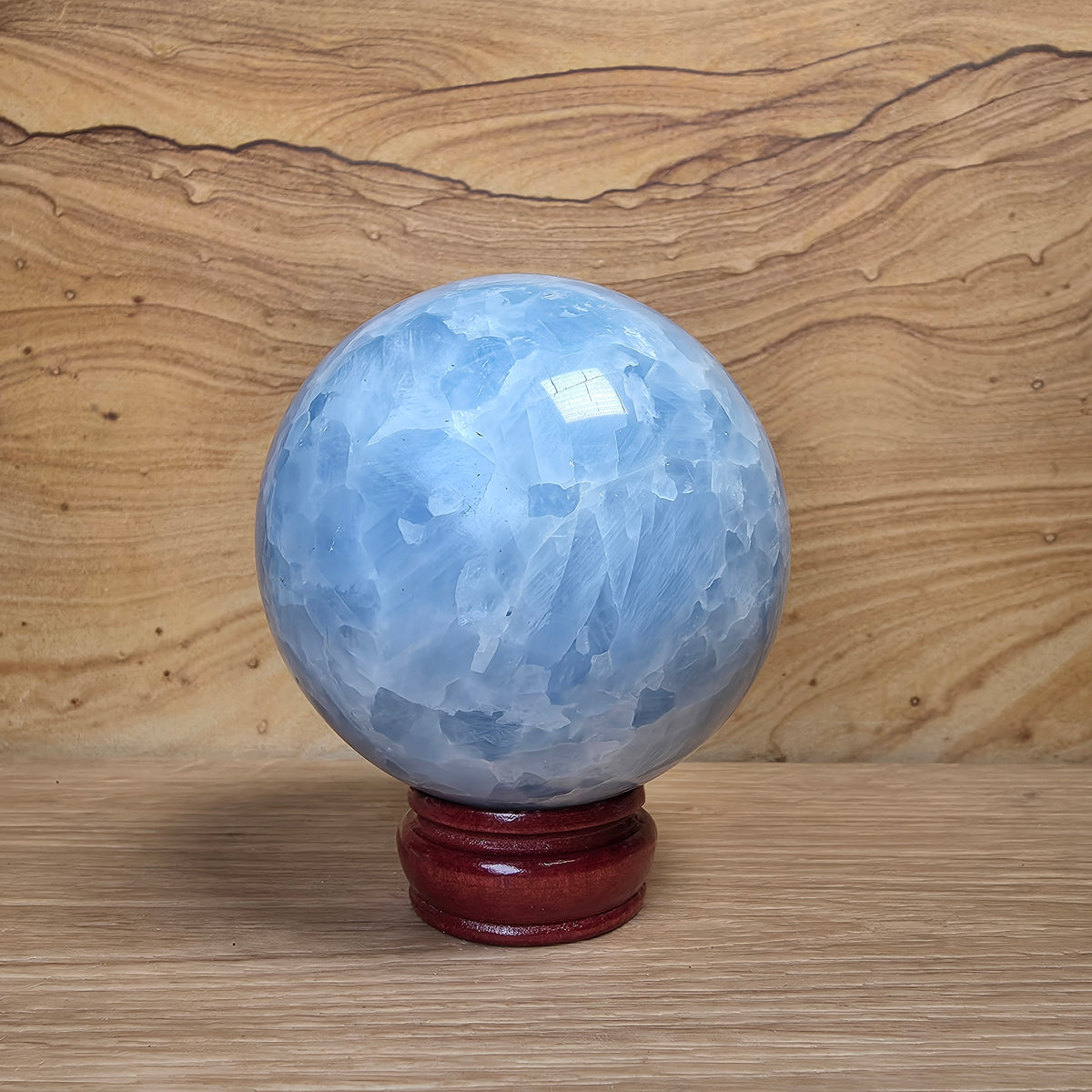 Blue Calcite Sphere