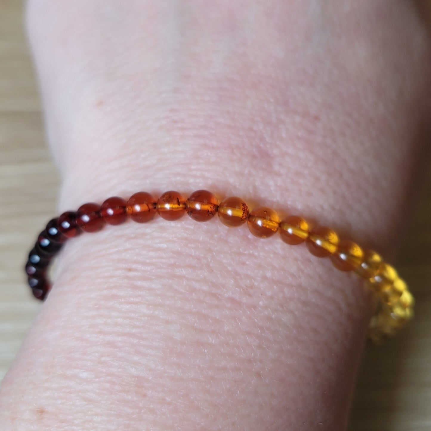 Baltic Amber Bracelet - 4.5mm to 5mm