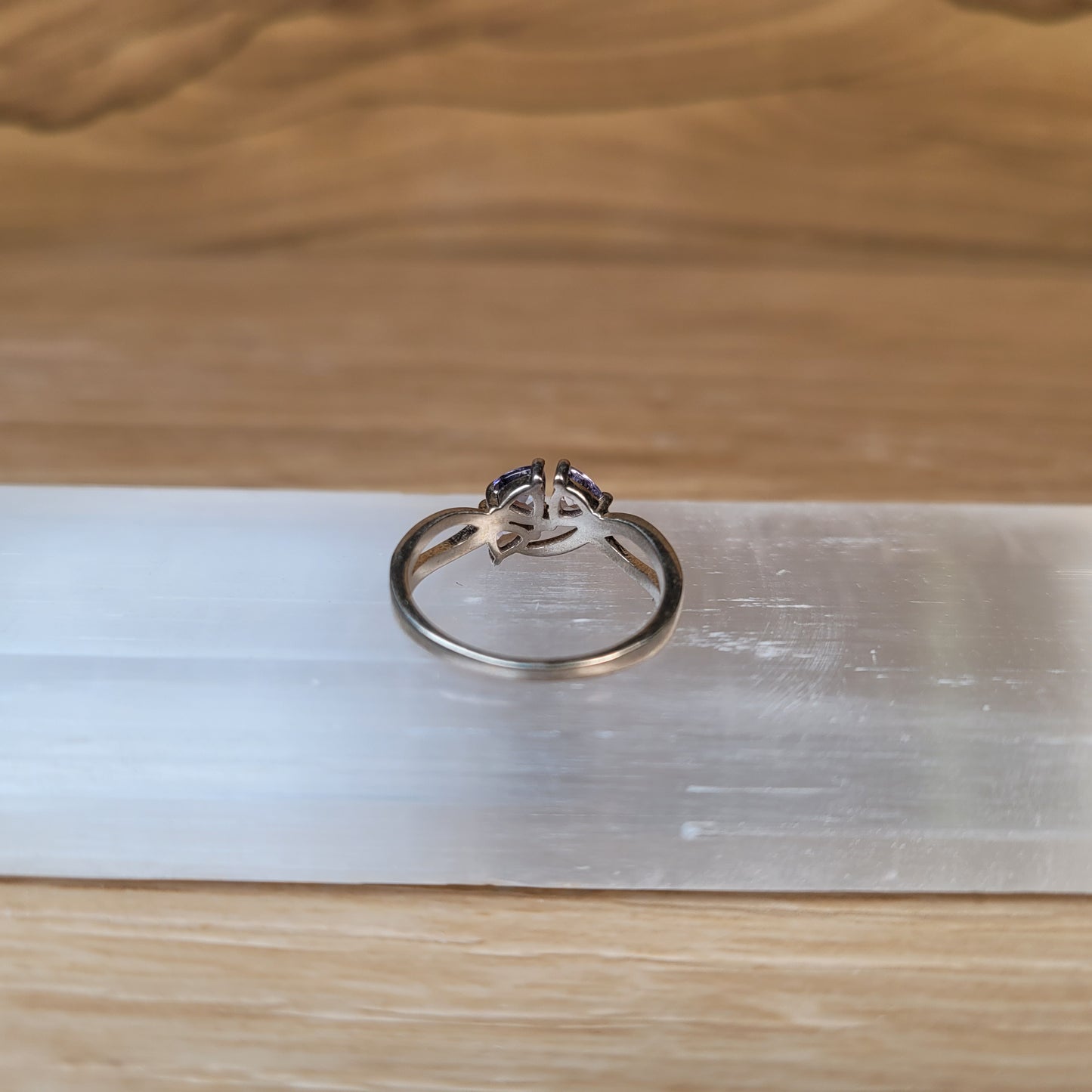 Tanzanite Sterling Silver Ring - Size 5