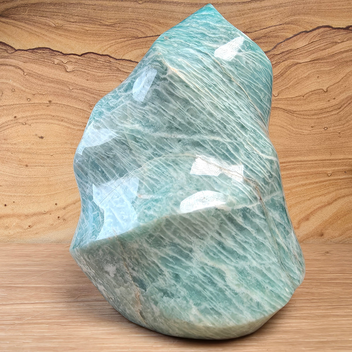 Amazonite Flame | Silver Flash