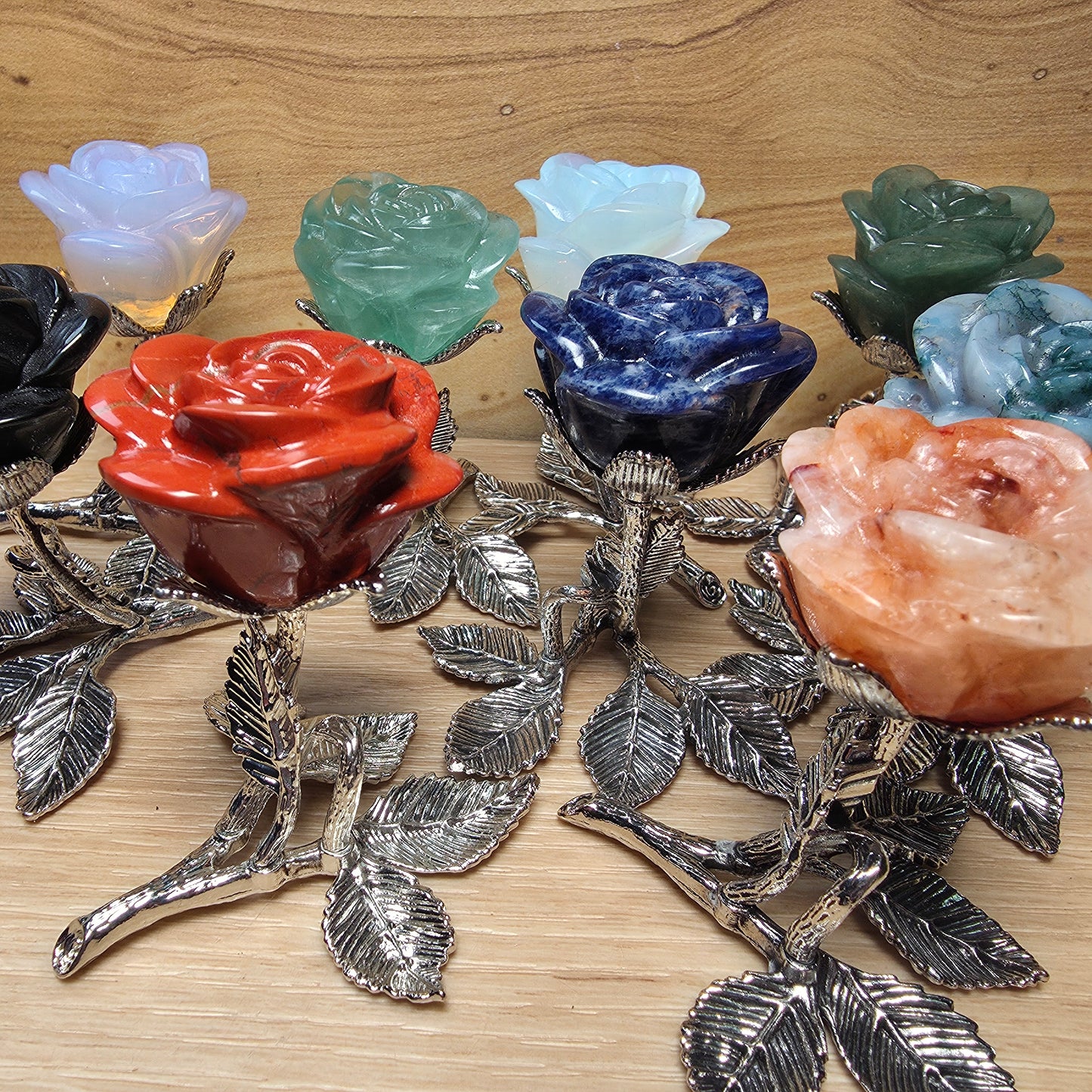 Forever Rose | Natural Crystal Rose Carving