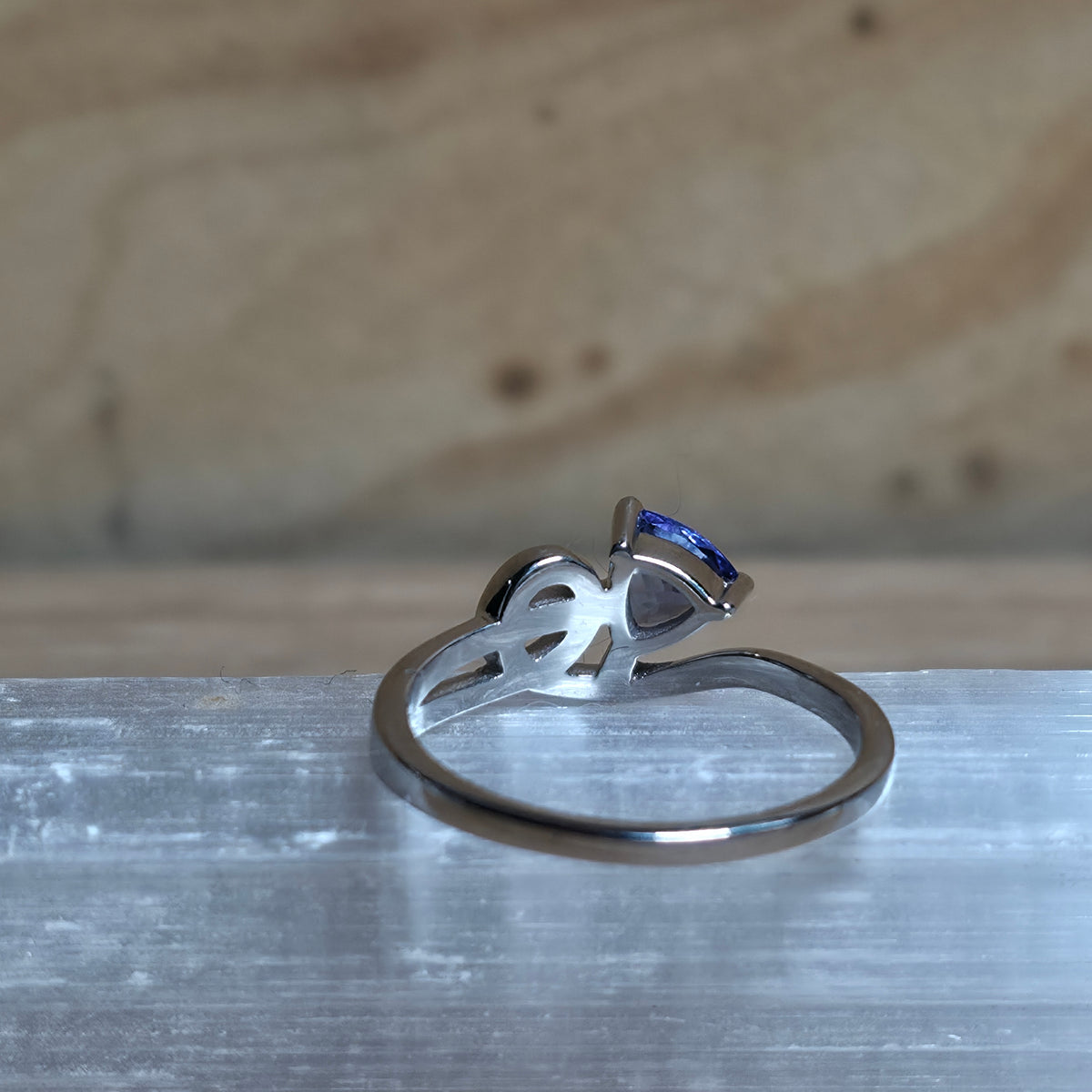 Tanzanite Sterling Silver Ring - Size 6