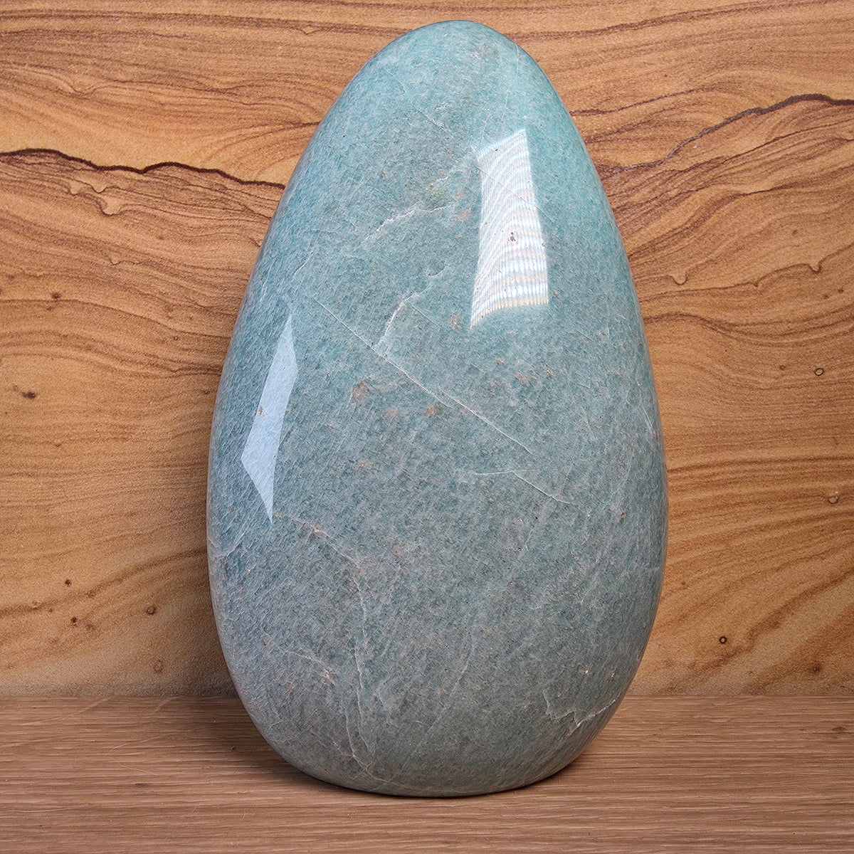 Amazonite Free-form | Silver Flash