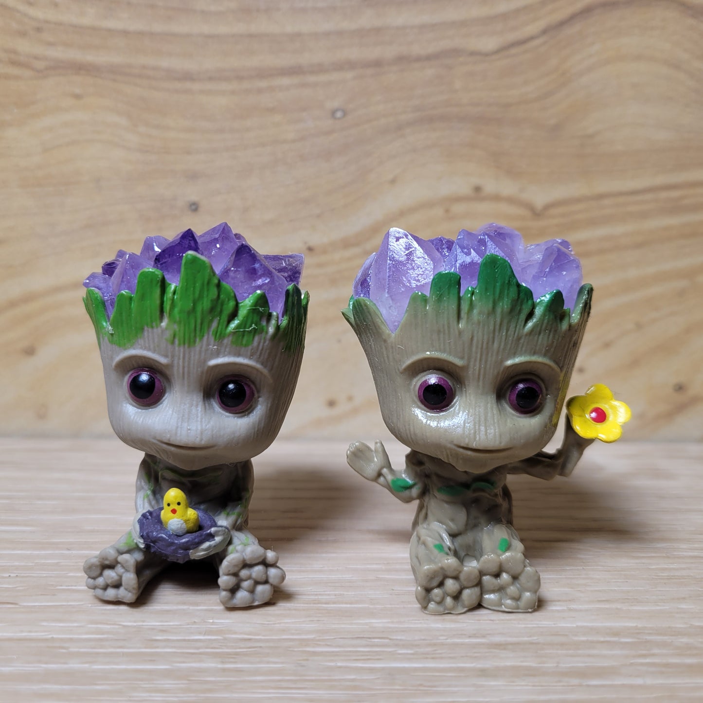 Amethyst "Groot" Figurine