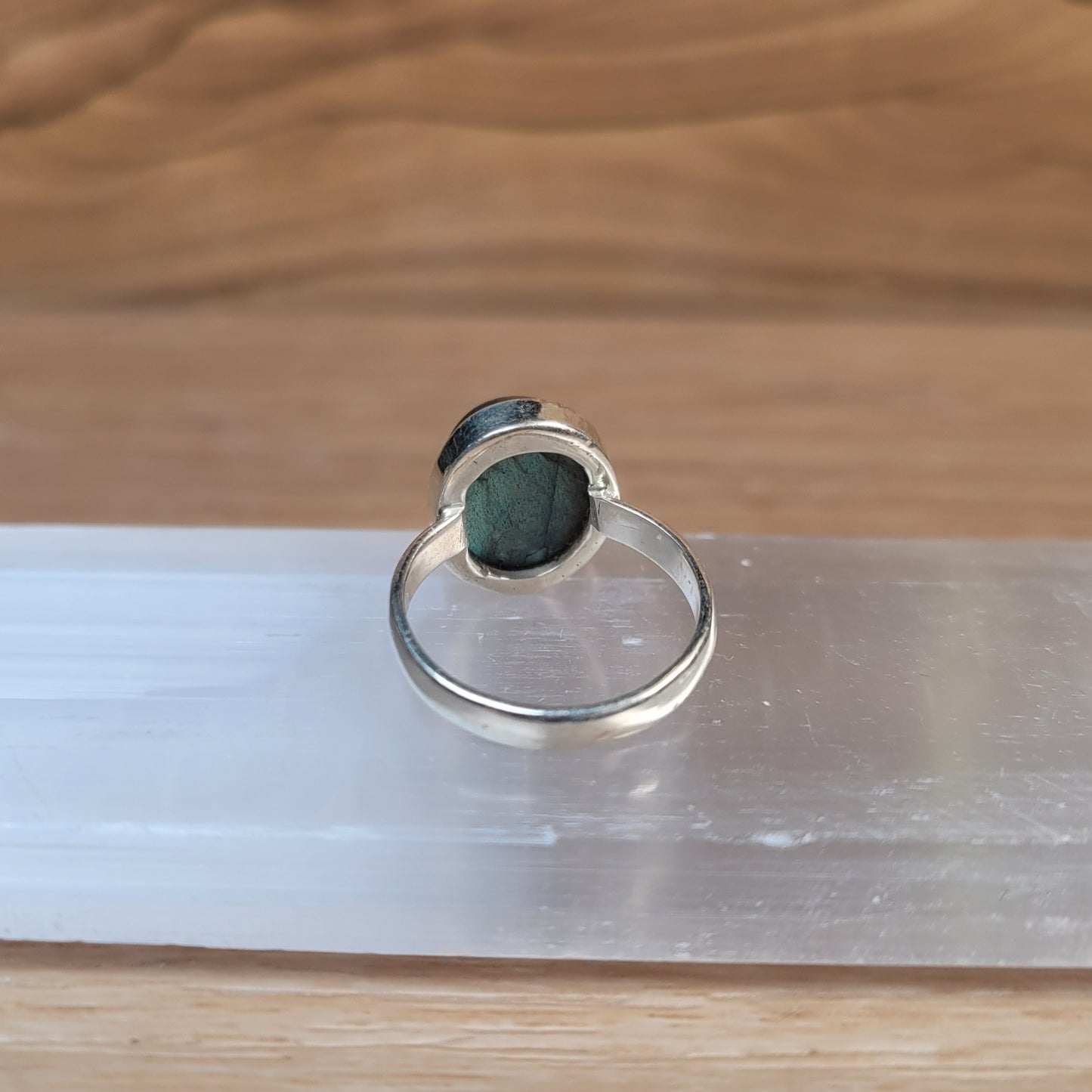 Labradorite Sterling Silver Ring - Size 6