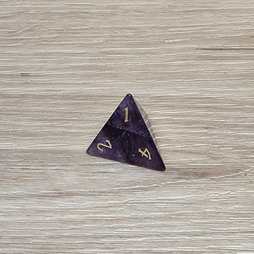 Amethyst Dungeons & Dragons Polyhedral Set