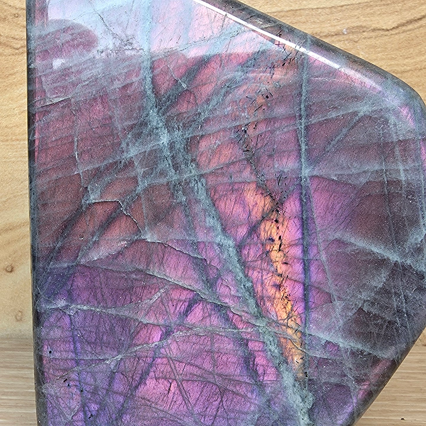 Labradorite Freeform | Purple Sunset Flash