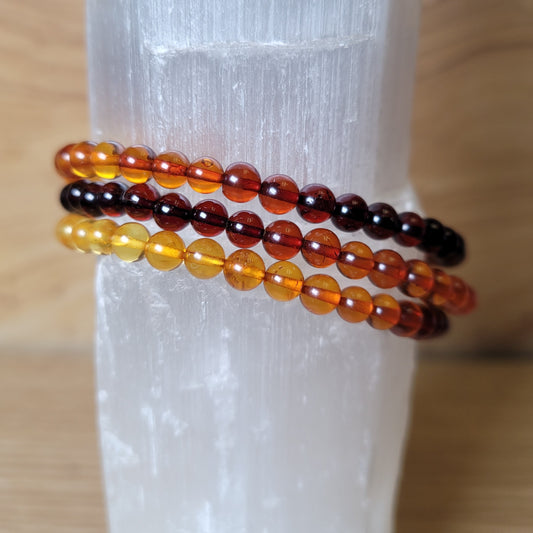 Baltic Amber Bracelet - 4.5mm to 5mm