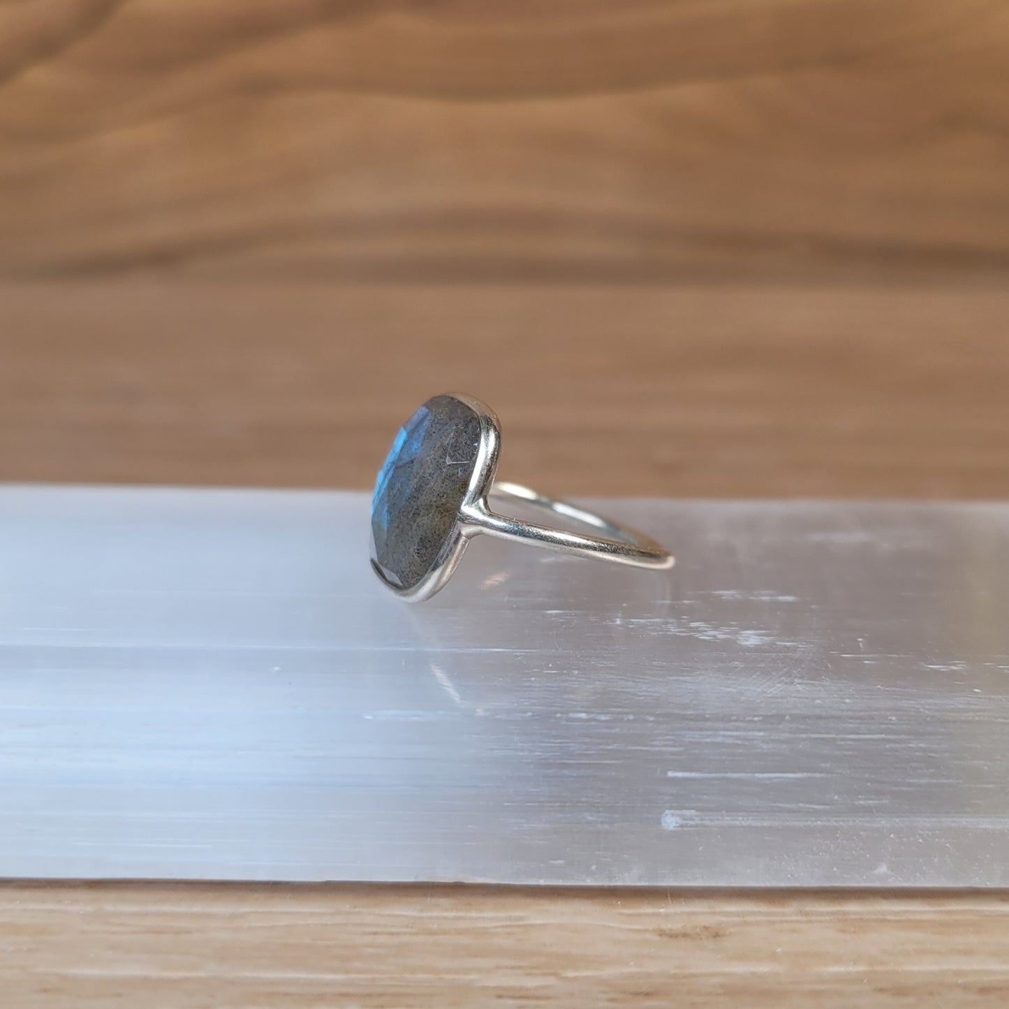 Labradorite Sterling Silver Ring - Size 5