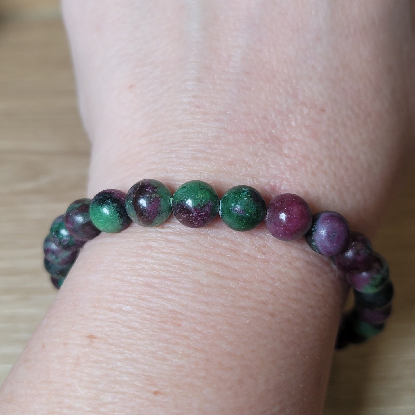 Ruby in Zoisite Bracelet - 8mm to 8.5mm