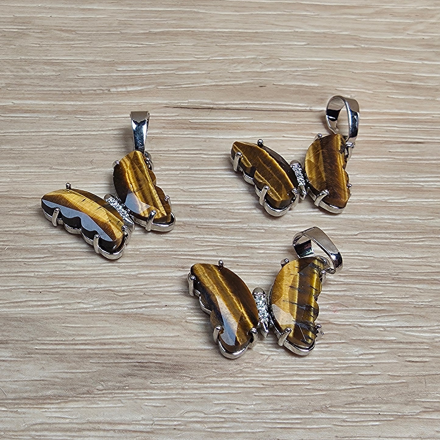 Butterfly Transformation Necklace | Natural Crystal Pendant