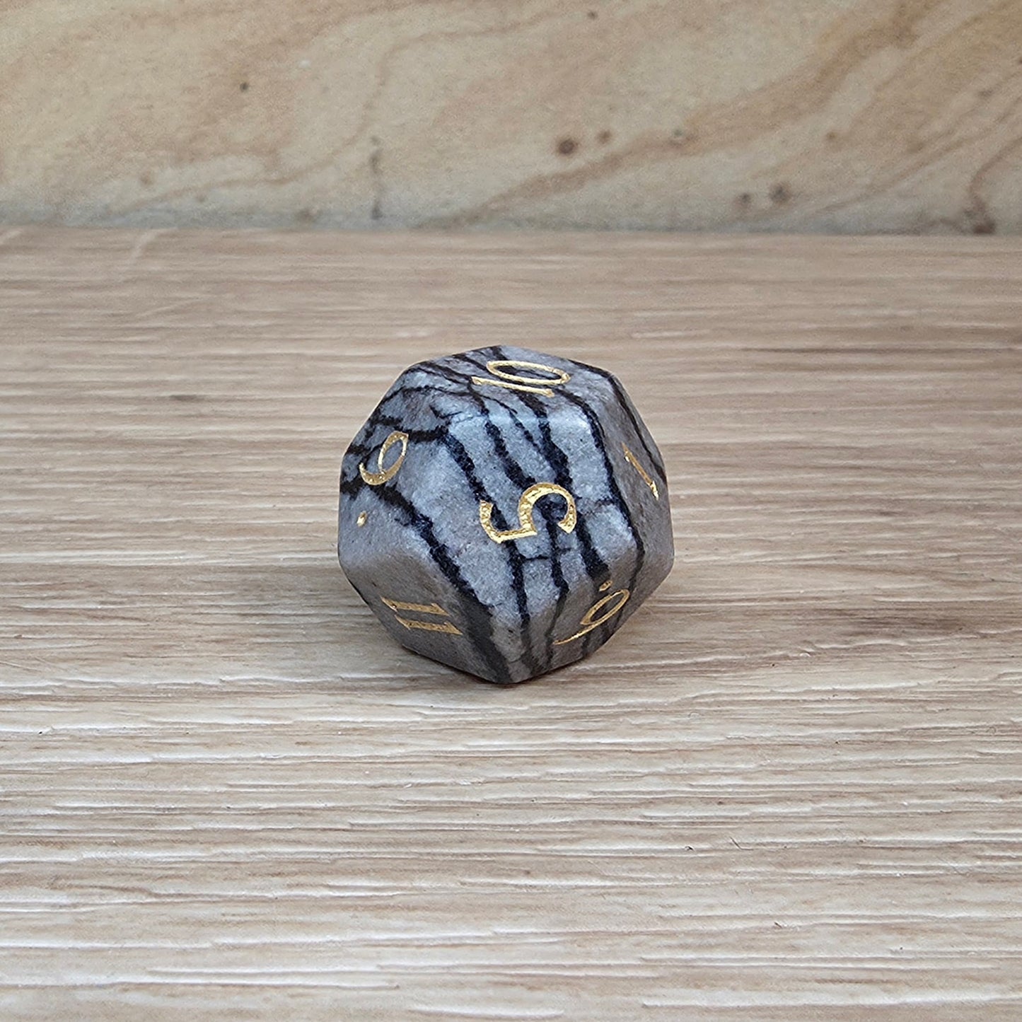 Black Network Jasper Dungeons & Dragons Polyhedral Set