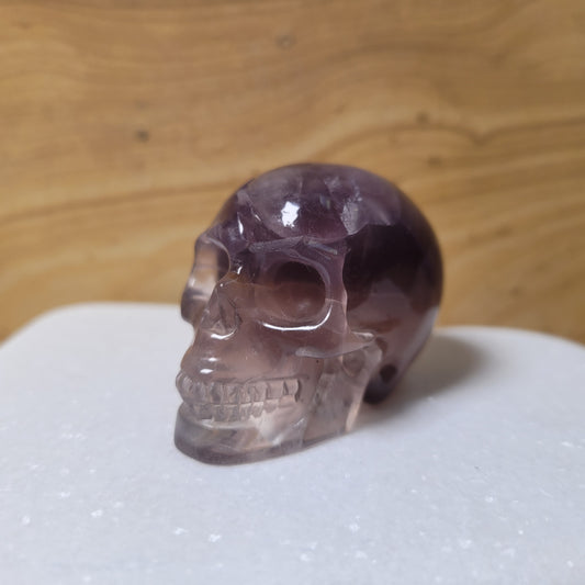 Fluorite 2" Skull